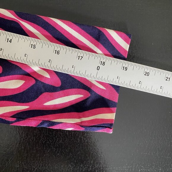 Diane von Furstenberg Naoki Wrap Dress 8 Pink Printed Silk Blend Retro Barbie - Picture 15 of 16